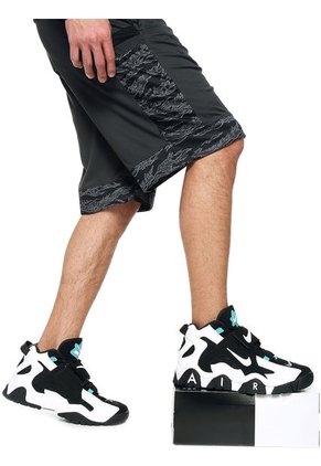 Bota Lifestyle Negro-Blanco-Azul Turquesa Nike Air Barrage Mid