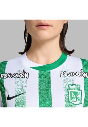Camiseta Nike Mujer Atlético Nacional Local 25 Verde-Blanco