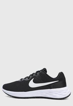 Tenis Running Negro-Blanco Nike Revolution 6 Next Nature