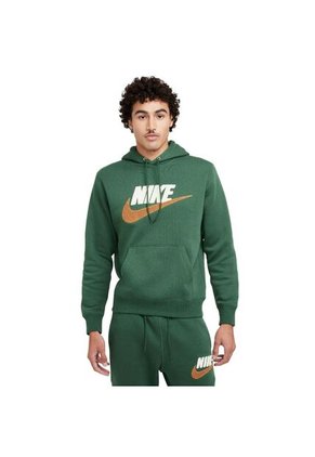Hoodie Nike Club Brushedback Chenille Futura-Verde