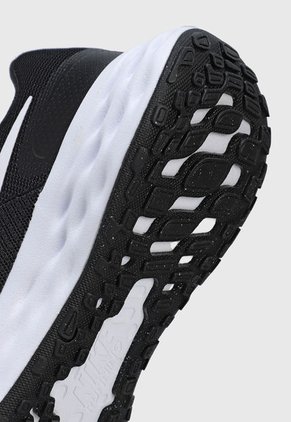 Tenis Running Negro-Blanco Nike Revolution 6 Next Nature