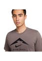 Camiseta Nike Dri Fit Tee Trail Hombre-Café de Nike