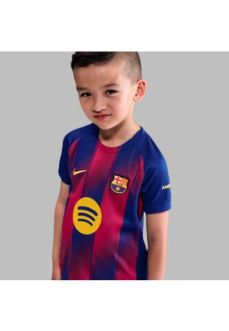 Nike Kids FC Barcelona 25/26 Stadium Home - Azul - Rojo Nike