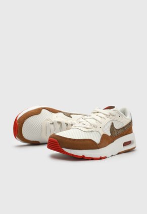 Tenis Lifestyle Marfil-Café-Animal Print Nike Air Max SC SE