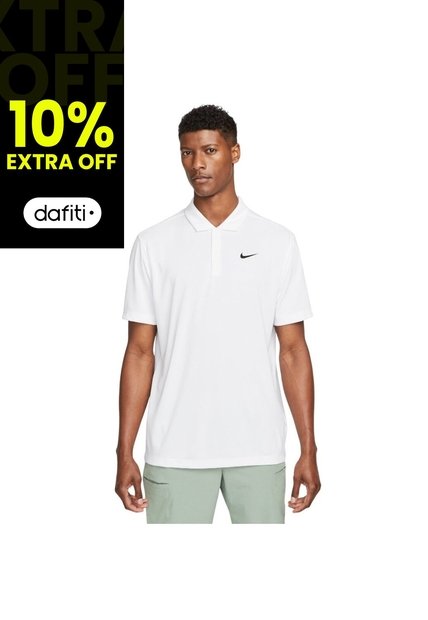 Camiseta Polo Nike Court Hombre-Blanco