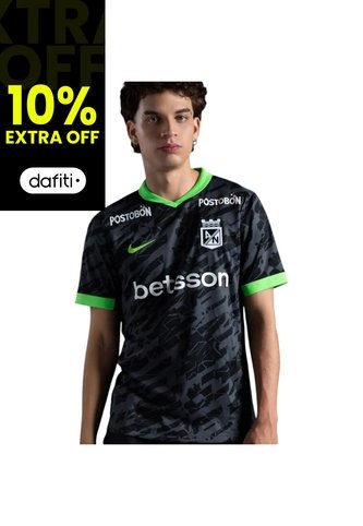 Camiseta Nike Atletico Nacional JSY SS STAD 3R Hombre-Negro Nike