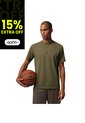 Camiseta Nike M J Sprt Jumpman Df Ss Crew Hombre-Verde de Nike