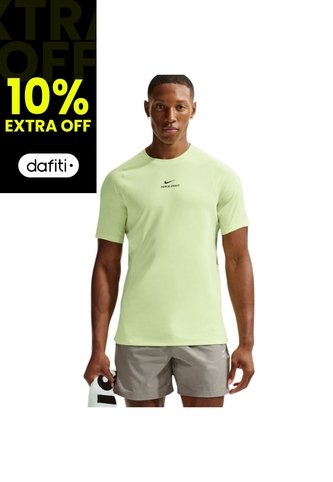 Camiseta Nike M Np Df Npt Ss Top Hombre-Verde Nike