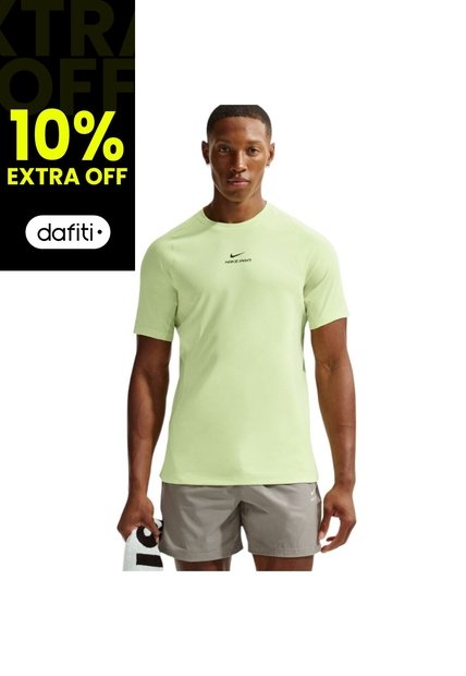 Camiseta Nike M Np Df Npt Ss Top Hombre-Verde