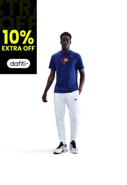 Camiseta Fcb M Nk Flag Tee Hombre-Azul