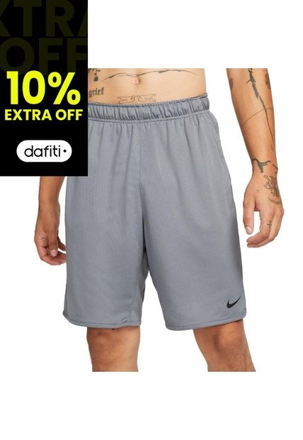Pantaloneta Nike Dri Fit Totalyty Knit 9”-Gris