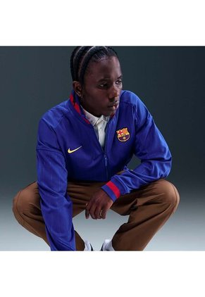 Chaqueta Nike Hombre Barcelona Academy Pro Home - Azul-Rojo