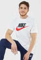 Camiseta Blanco-Rojo-Negro Nike de Nike