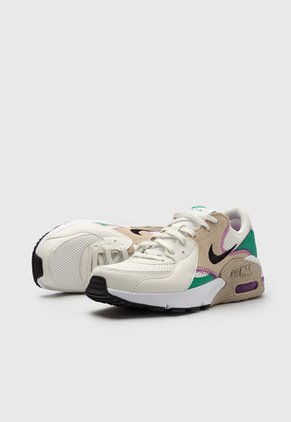 Tenis Lifestyle Blanco-Verde-Violeta Nike Air Max Excee