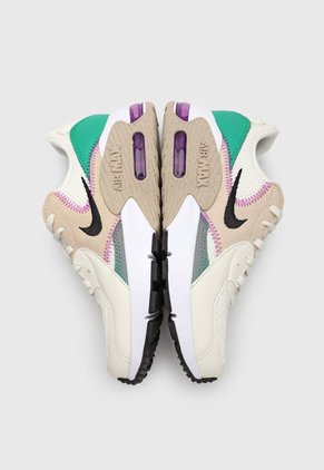 Tenis Lifestyle Blanco-Verde-Violeta Nike Air Max Excee