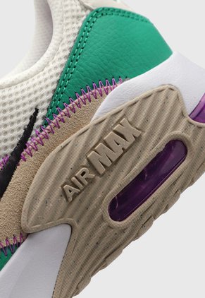 Tenis Lifestyle Blanco-Verde-Violeta Nike Air Max Excee