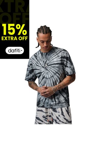 Camiseta Nike Brk Td Ssnl Fest Ss Crw Hombre-Gris/Negro Nike