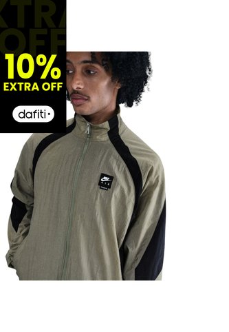 Chaqueta Nike M Air Woven Track Jacket Hombre-Verde Nike