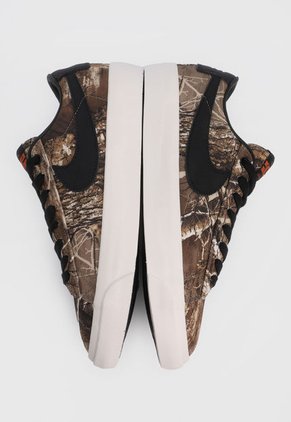 Tenis Lifestyle Café-Negro-Marfil Nike Blazer Low Pro GT