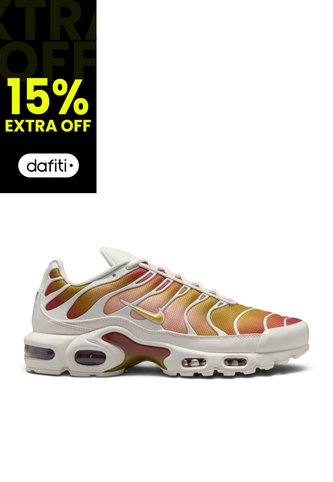 Tenis Nike Air Max Plus Mujer-Blanco/Naranja Nike