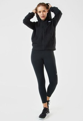 Hoodie Negro-Blanco Nike Club Fleece