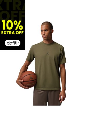 Camiseta Nike M J Sprt Jumpman Df Ss Crew Hombre-Verde Nike