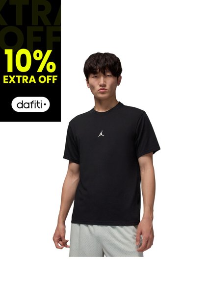 Camiseta Nike M J Sprt Jumpman Df Ss Crew Hombre-Negro