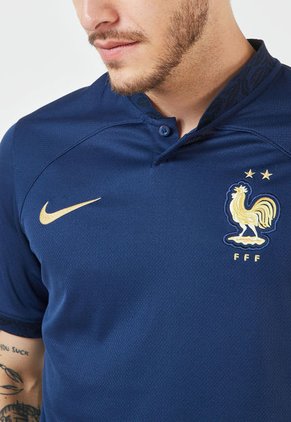 Camiseta Azul-Dorado Nike Francia