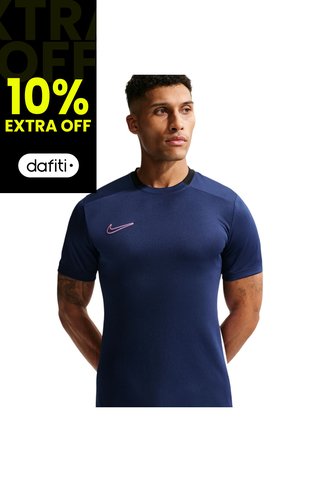 Camiseta Nike M Df Acd25 Ss Top Br Hombre-Azul Nike