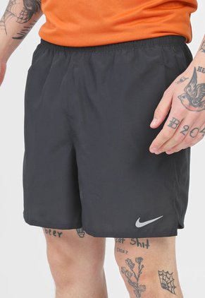 Pantaloneta Negro-Blanco Nike Challenger