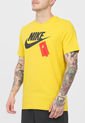 Camiseta Amarillo-Negro-Rojo Nike Sportswear de Nike