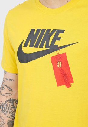 Camiseta Amarillo-Negro-Rojo Nike Sportswear
