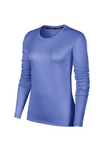 Nike - Buzo Mujer Nike Miler Top Ls-Sapphire/(Reflective Silv)