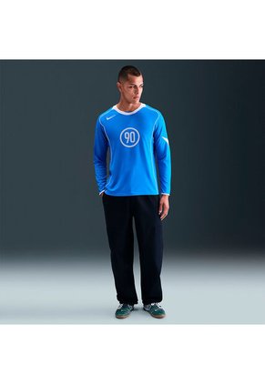 Camiseta Nike Total 90 Manga Larga - Azul