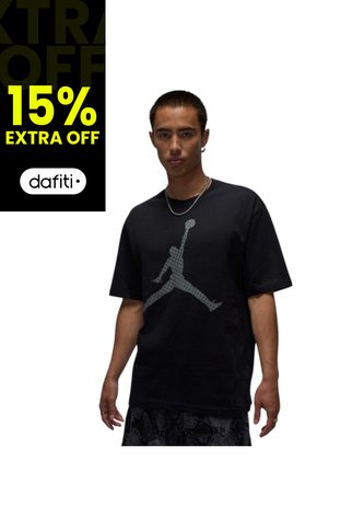 Camiseta Nike M J Brk Mg Fill Ss Crew Hombre-Negro Nike