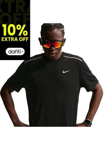 Camiseta Nike Df Uv Miler Ss Hombre-Negro Nike
