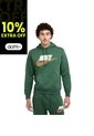 Hoodie Nike Club Brushedback Chenille Futura-Verde de Nike