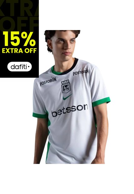 Camiseta Nike Atletico Nacional STAD AW 2026 Hombre-Blanco
