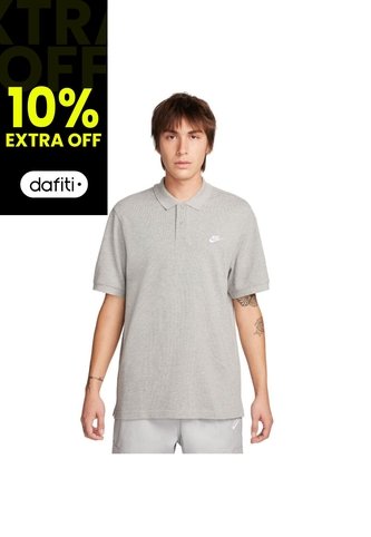 Camiseta Polo Pique Nike Short Sleeve-Gris Nike