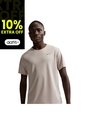 Camiseta Nike M Nk Df Uv Miler Ss Hombre-Beige Claro de Nike