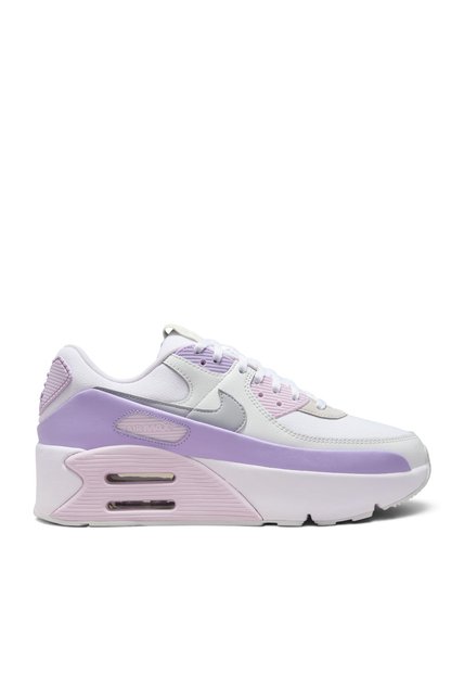 Tenis Nike Air Max 90 Lv8 Mujer-Blanco/Violeta