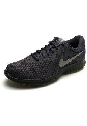Tenis Running Azul-Negro-Plateado Nike Revolution 4