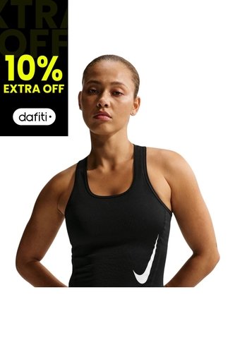 Camiseta Sin Mangas Nike Tempo Swoosh Mujer-Negro Nike