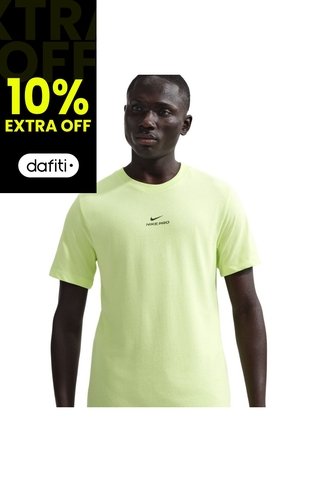 Camiseta Nike Df Tee Std Pro Hombre-Verde Nike