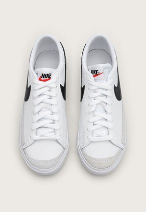 Tenis Lifestyle Blanco-Negro-Gris Nike Kids Blazer Low '77
