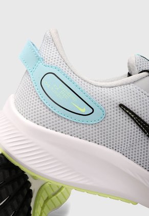 Tenis Running Blanco-Gris-Negro Nike Runallday 2