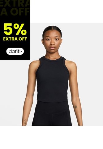 Camiseta Mujer Nike One Fitted Negro Nike