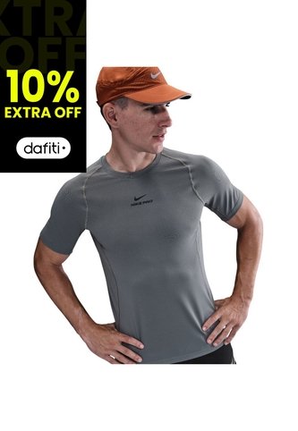 Camiseta Nike M Np Df Npt Ss Top Hombre-Gris Nike