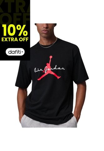 Camiseta Nike M J Brk Ess 85 Gfx Ss Crw Hombre-Negro Nike