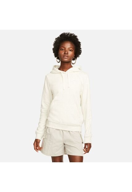 Buzo Mujer Nike Sportswear Club Fleece Beige